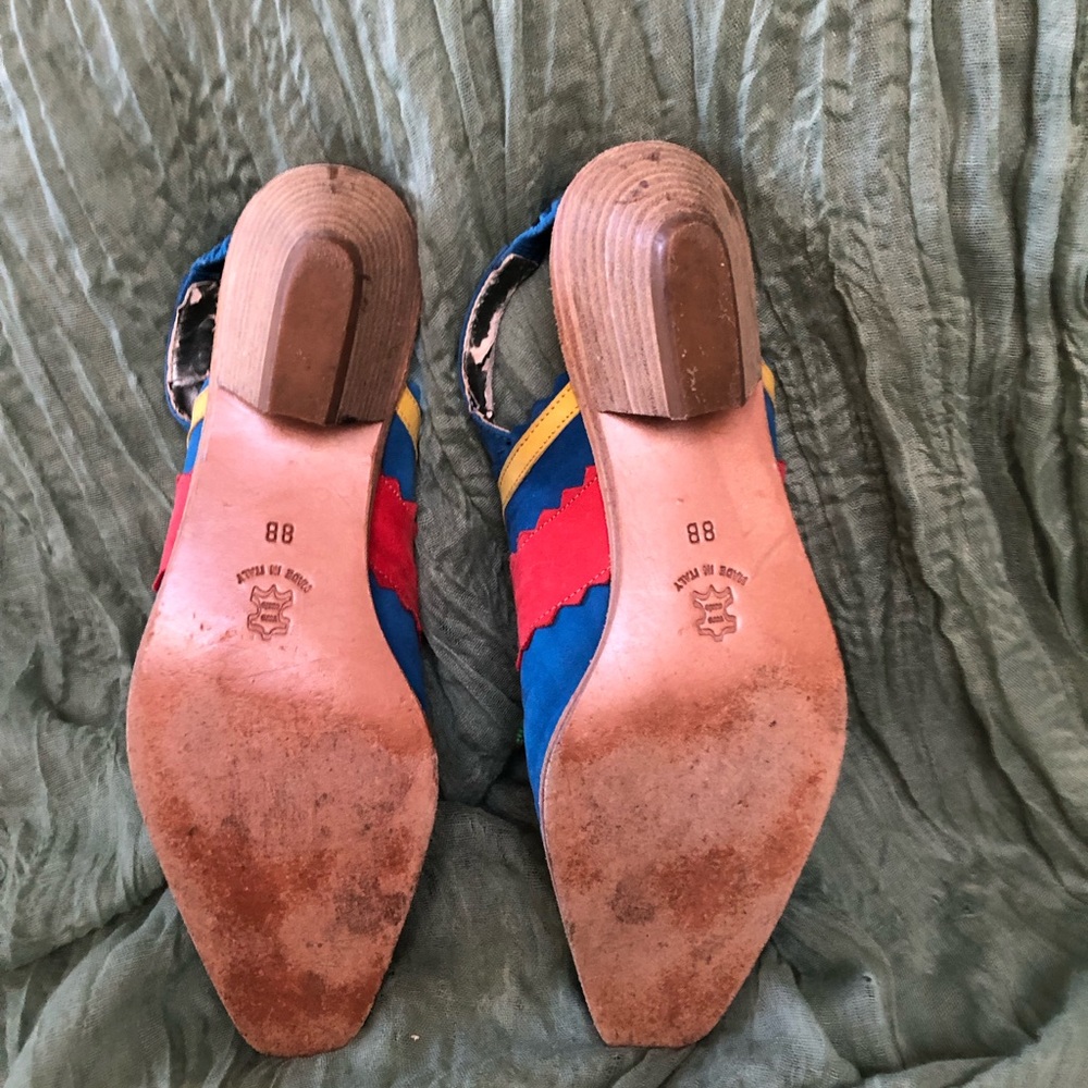Biondini Vintage Shoes Sz 8 Need Care - Picture 6 of 12